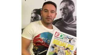 Diego Capel y su portada de Estadio Deportivo, al fin juntos