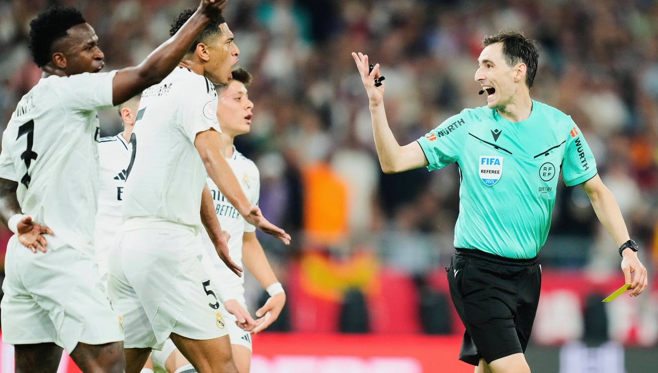 El árbitro de la final, otra vez con el Madrid