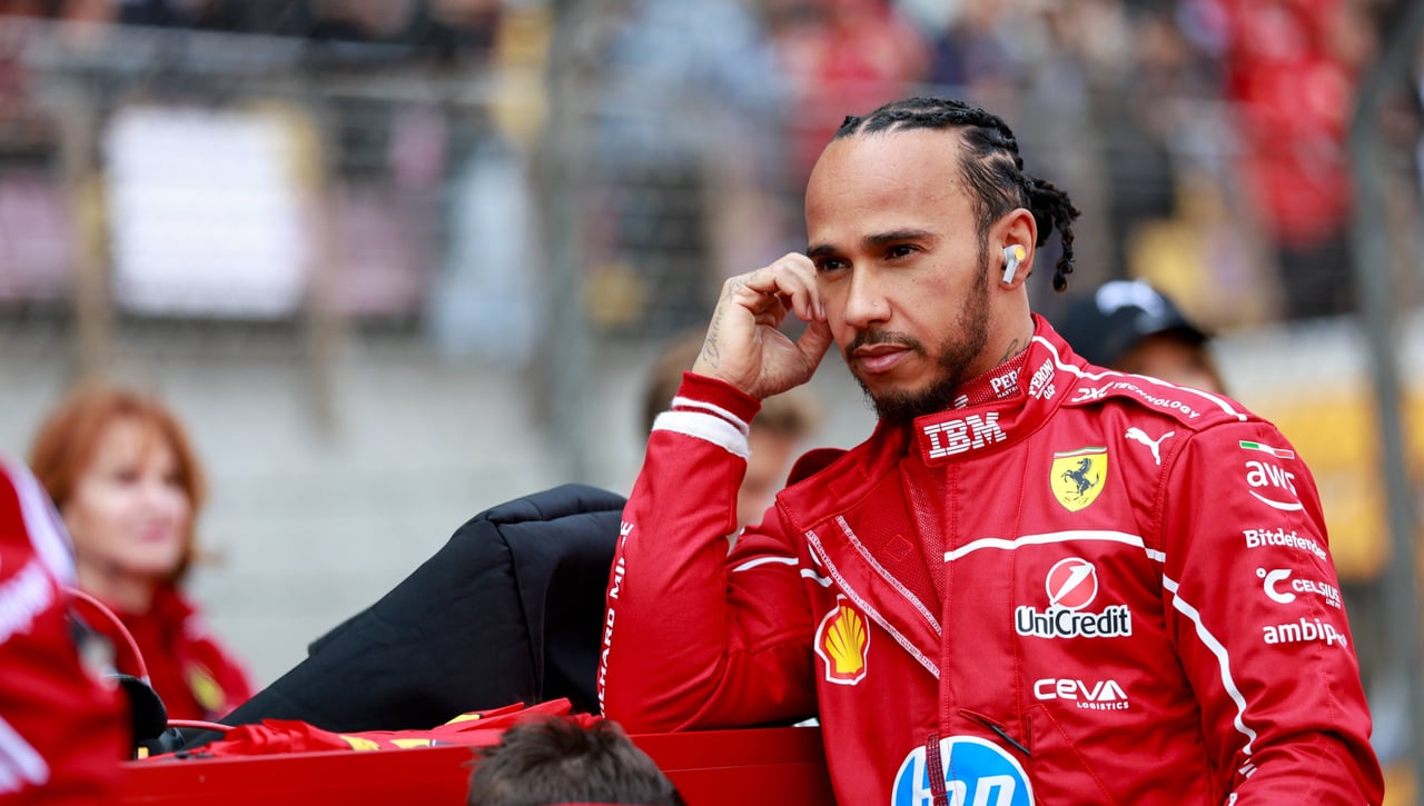 Hamilton reconoce el paso atrás en Ferrari