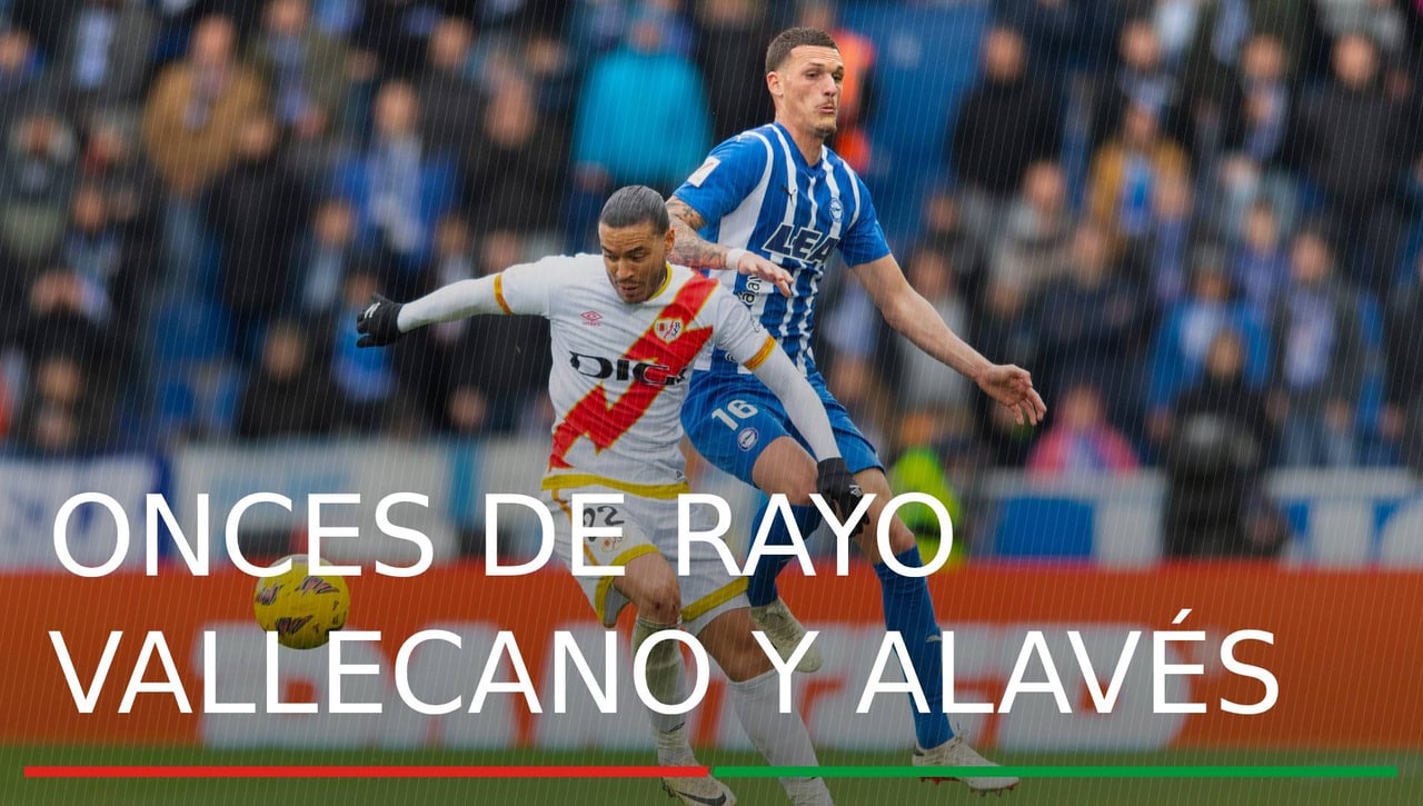 Alineaciones Rayo Vallecano - Alavés: Alineación posible del Rayo Vallecano y Alavés en el partido de hoy de LaLiga EA Sports