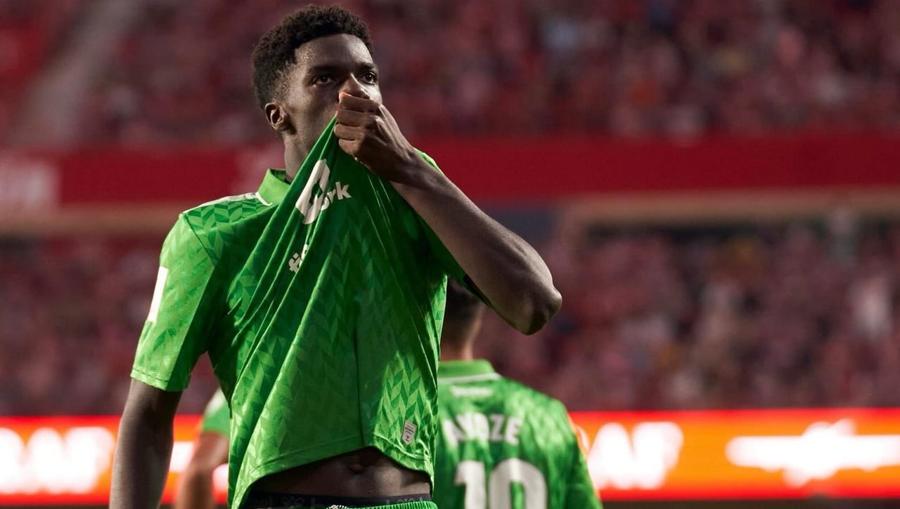 La promesa de Assane Diao en su despedida del Betis