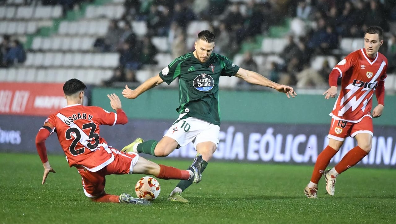 Racing de Ferrol 1-3 Rayo: Los madrileños cumplen con nota