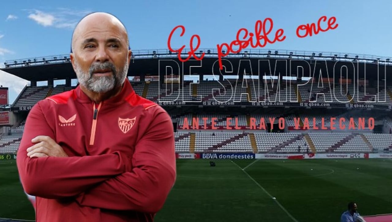 El posible once del Sevilla en Vallecas, muy condicionado por las bajas