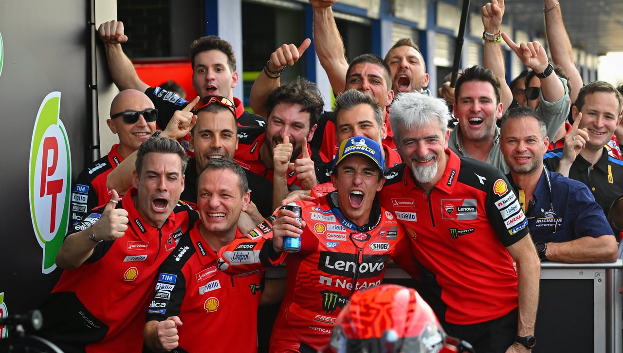 Ducati sigue de fiesta por la decisión con Marc Márquez