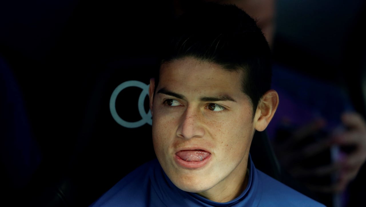 James Rodríguez entrena en España