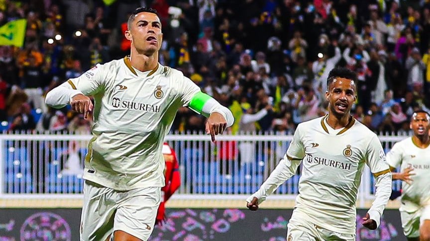 A Cristiano Ronaldo le sobra con 45 minutos para hacer historia en Arabia Saudí
