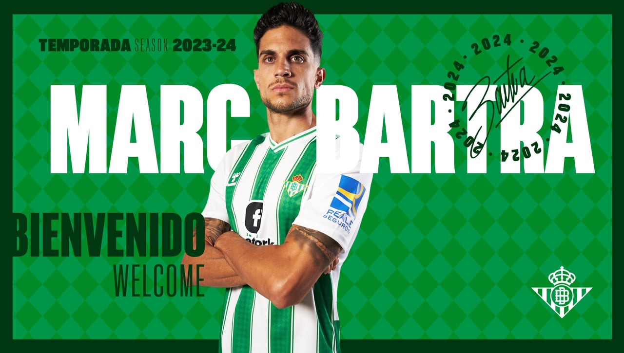 El Betis anuncia un fichaje de "telenovela" con Bartra