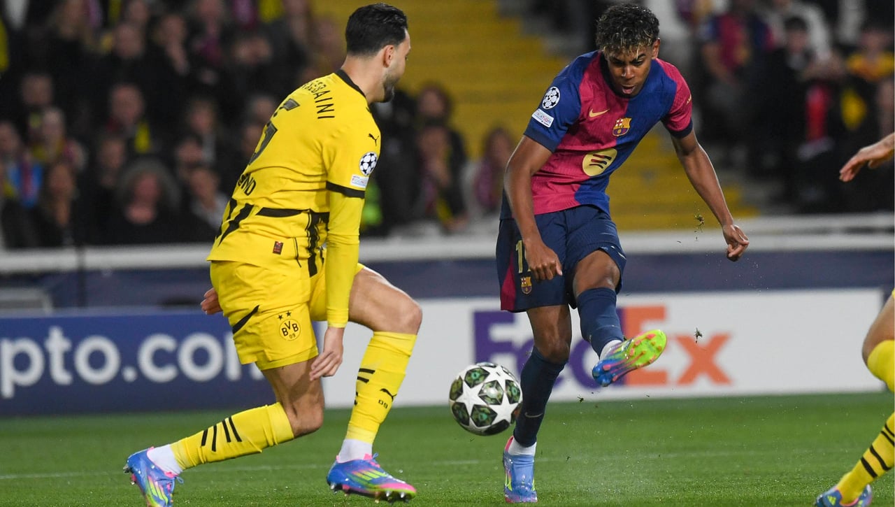 Barcelona 4-0 Borussia Dortmund: Lamine Yamal hace lo que quiere
