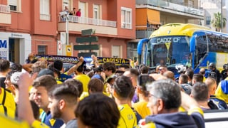 La primera gran decepción de la afición cadista en la visita del Real Madrid