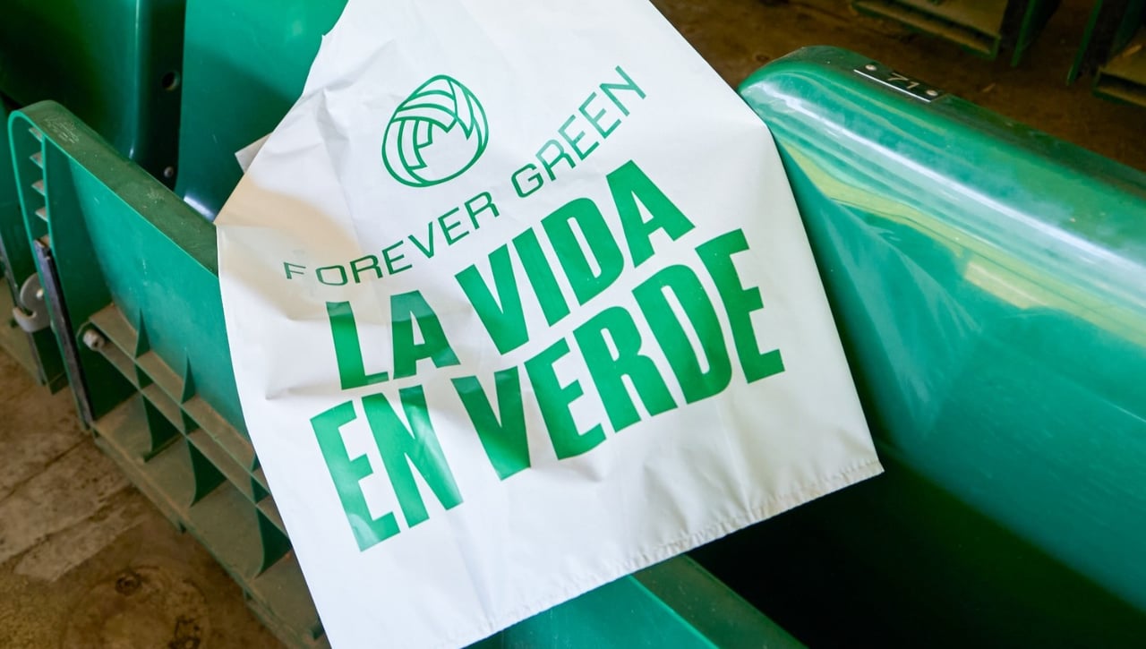 El Betis, con todo listo para el partido Forever Green