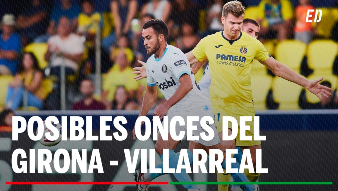Alineaciones Girona - Villarreal: Alineación posible de Girona y Villarreal en el partido de hoy de LaLiga EA Sports