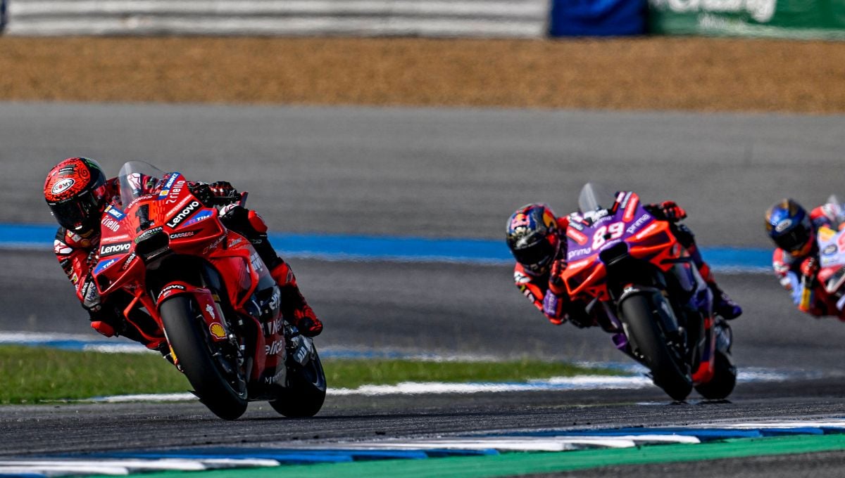 MotoGP 2024 Resultados GP Tailandia | Bagnaia gana el Gran Premio de Tailandia, Jorge Martín 2º, Pedro Acosta 3º y Marc Márquez 12º