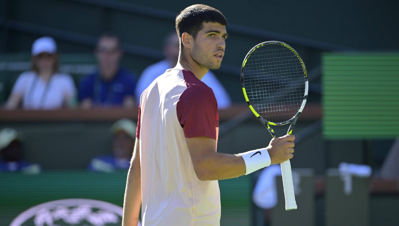 Carlos Alcaraz, señalado en la polémica de Indian Wells