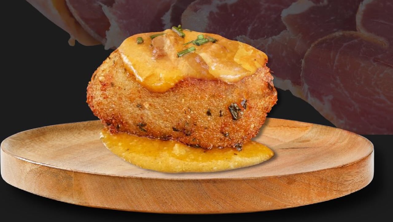 La 'Croqueta Crush' que ha sido votada como la mejor de Sevilla