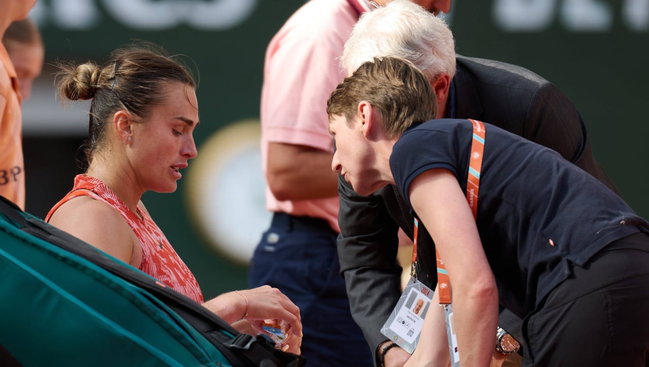 Sabalenka confiesa su enfermedad tras ser eliminada en Roland Garros