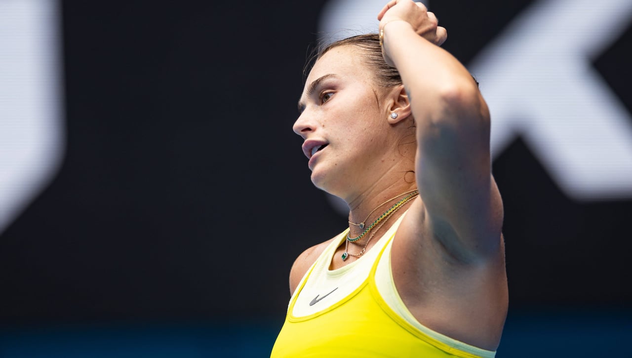 Sabalenka, en peligro