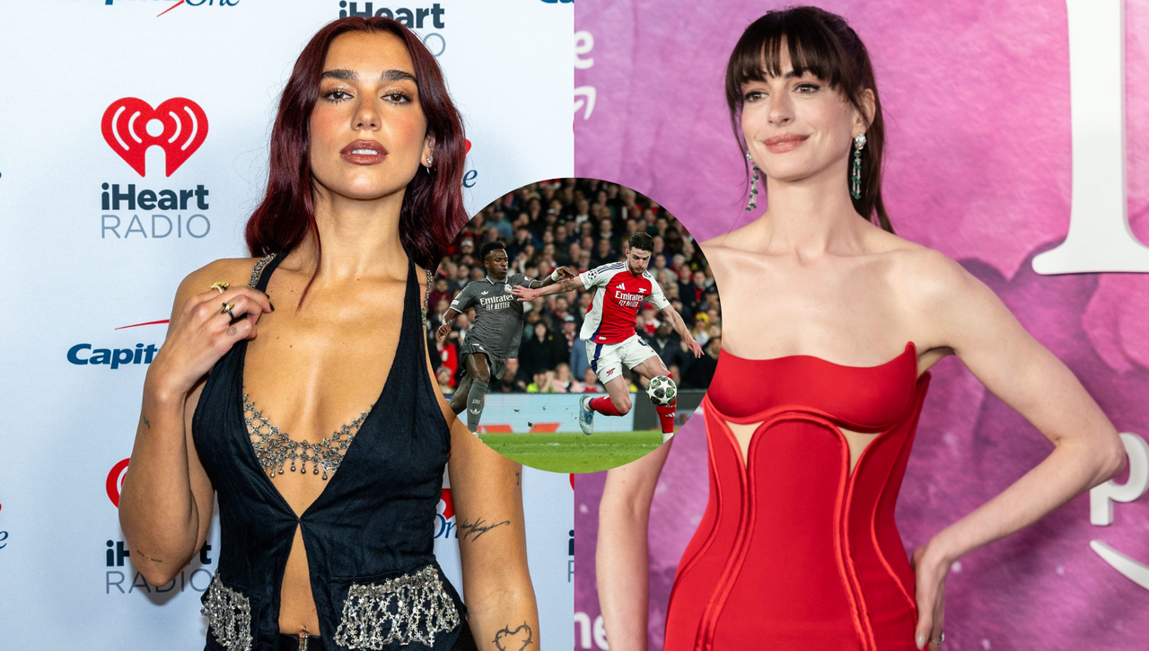 Dua Lipa y Anne Hathaway, contra el Real Madrid