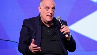 Tebas discute la importancia de Mbappé para LaLiga