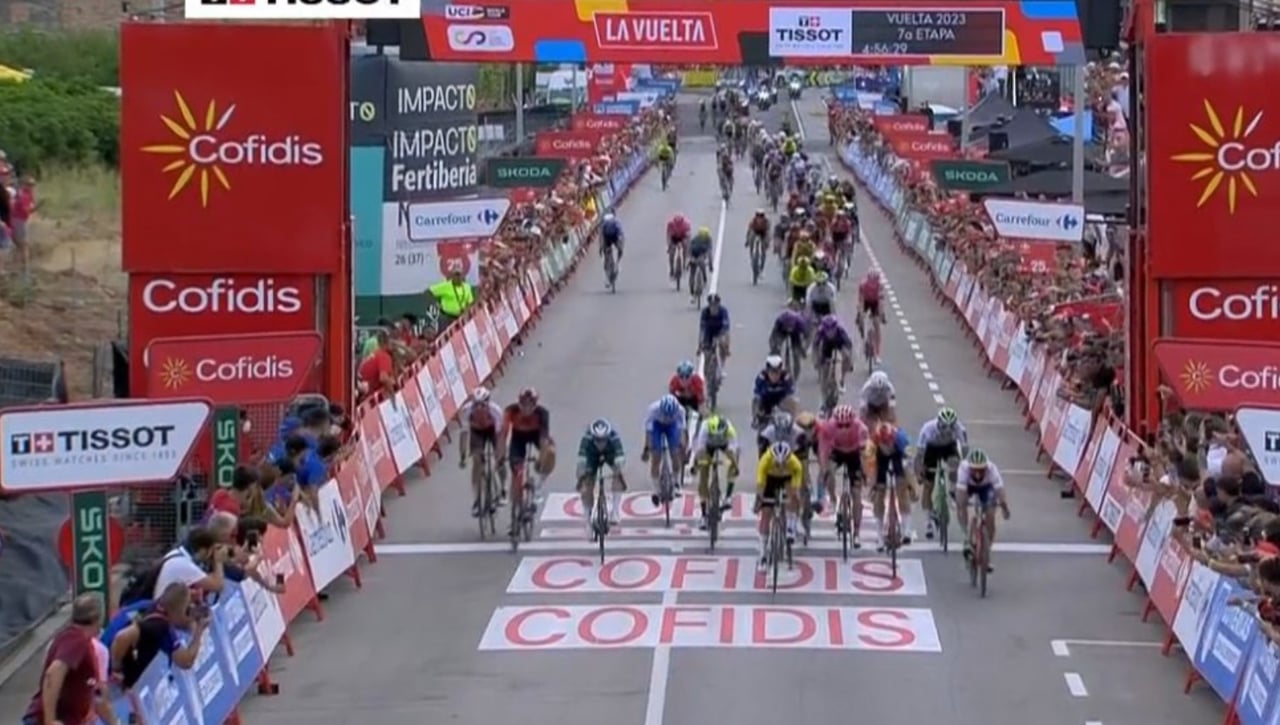 Soupe se cuela en la fiesta del esprint de la Vuelta