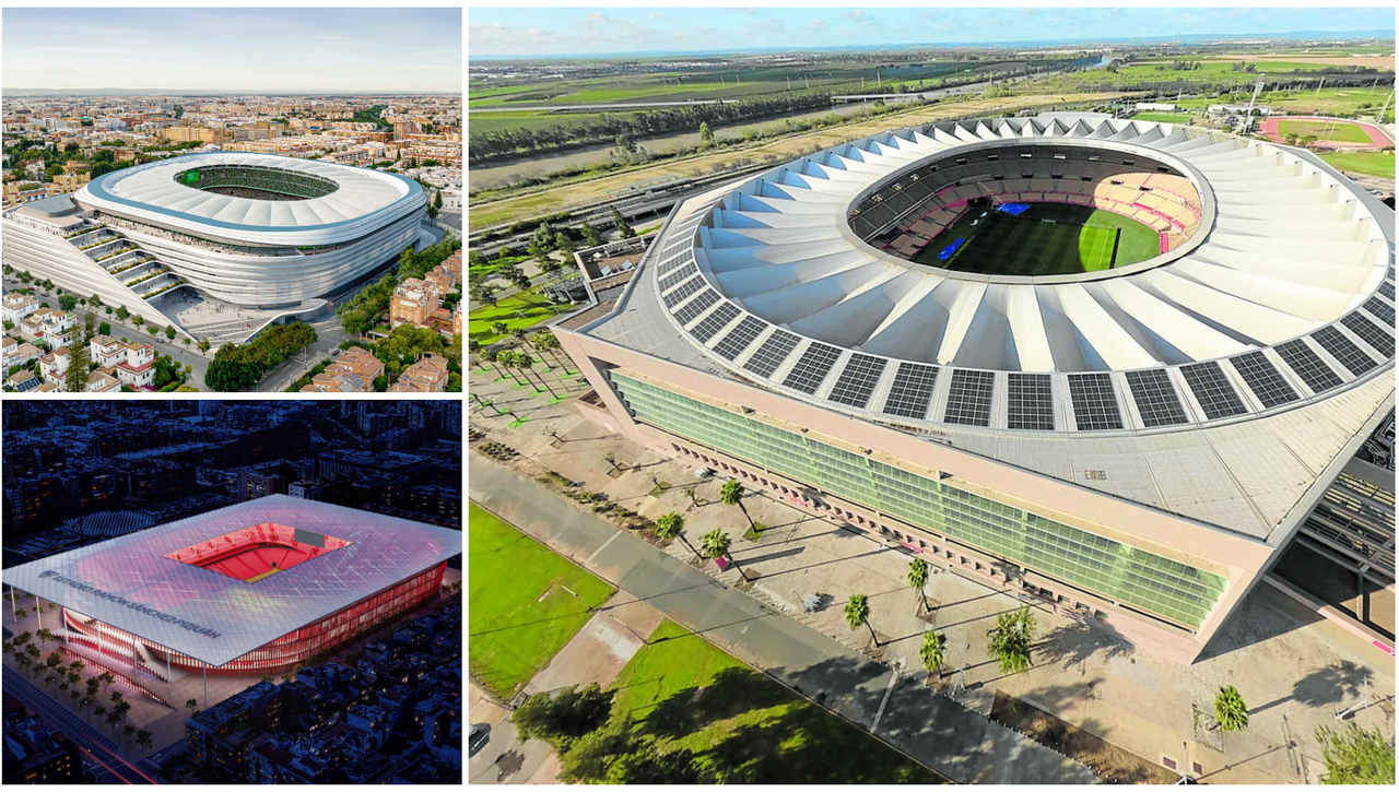 El retraso en Heliópolis, la indefinición en Nervión y el problema en La Cartuja