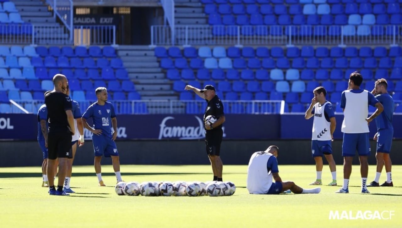 Pepe Mel, incrédulo con el "Expediente X" de las lesiones en el Málaga