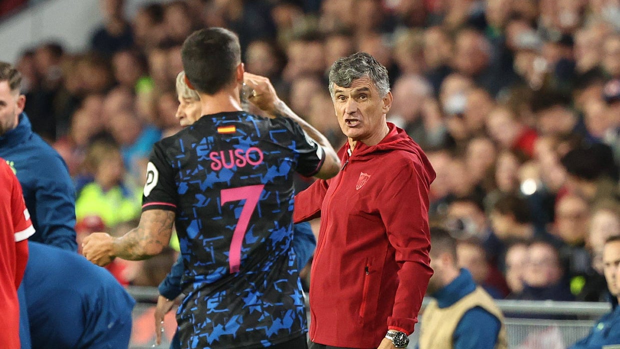Mendilibar desbloquea la salida de Suso en el Sevilla