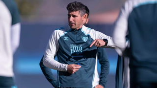 Funes se 'acuerda' de Sergio Pellicer, explica el momento del Málaga y es reacio a llegadas en el mercado de fichajes