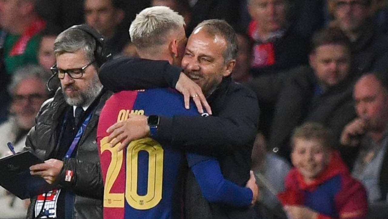 Hansi Flick marca el objetivo