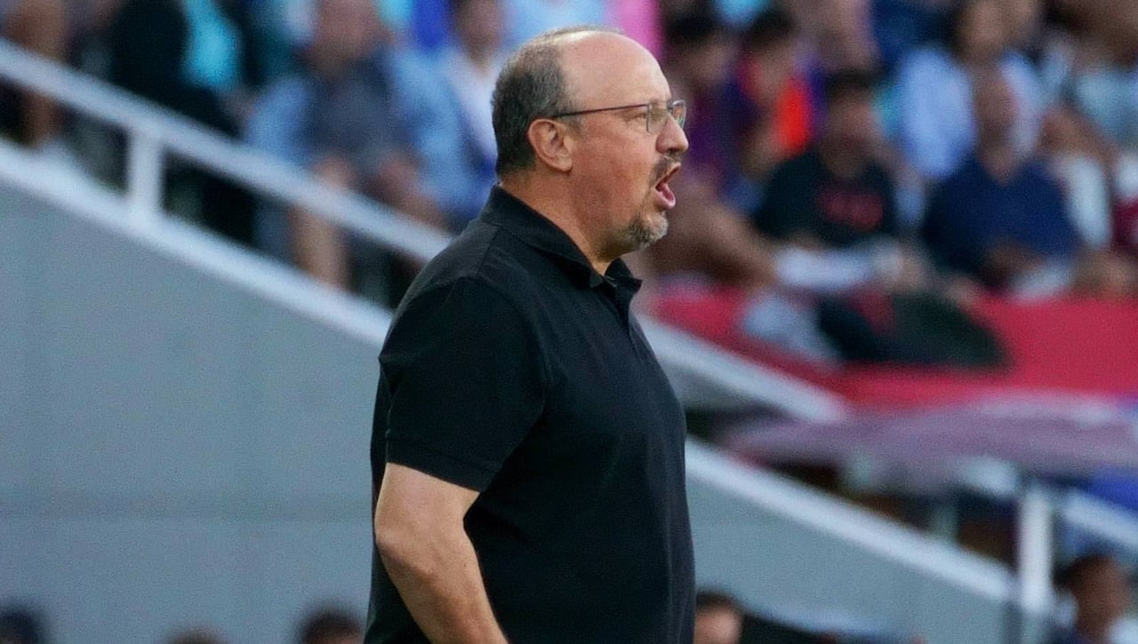 Rafa Benítez y su queja del penalti contra el Celta