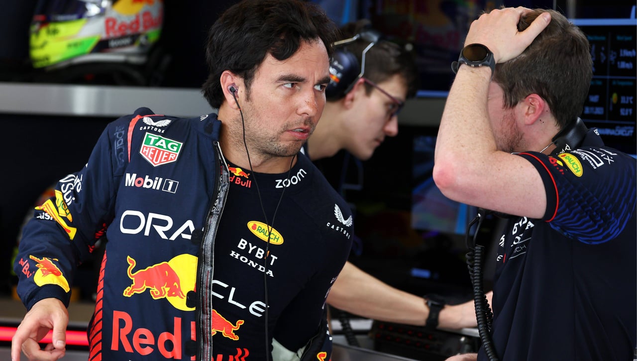 Checo Pérez estalla y acusa a Red Bull