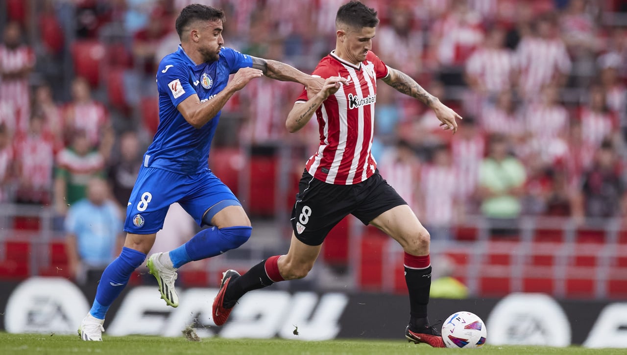Athletic - Getafe (2-2): Latasa y la roja a Sancet no permiten la fiesta local