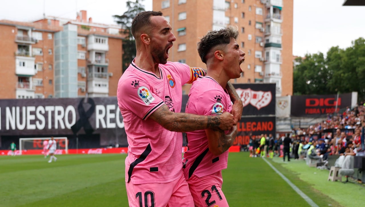 Rayo Vallecano 1-2 Espanyol: Triunfo que devuelve la vida al equipo blanquiazul