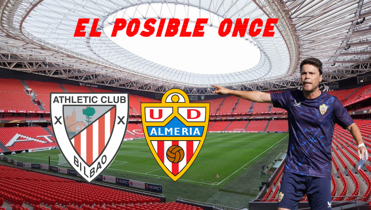 El posible once del Almería ante el Athletic Club de Bilbao