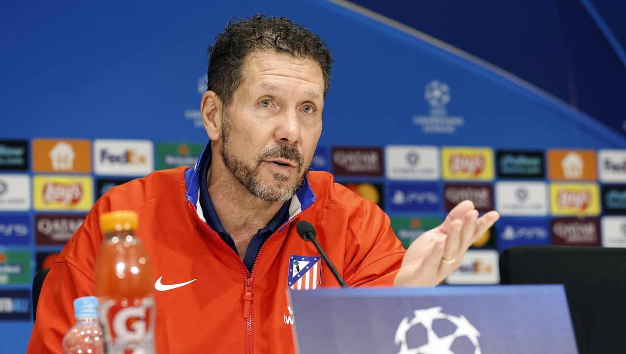 Simeone, irónico sobre el Atlético de Madrid fuera de casa: "Para estar en este lugar, después de 14 años, hemos ganado fuera alguna vez"