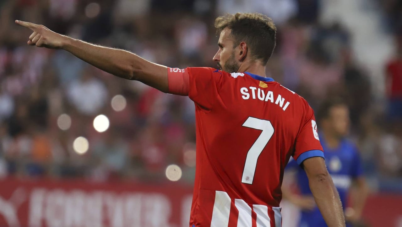 La retirada de Stuani en el Girona