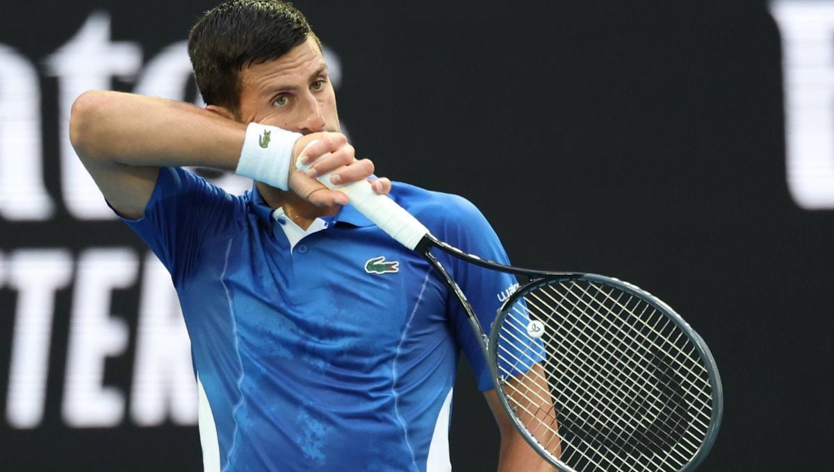 Djokovic se 'enfada' y Etcheverry lo paga