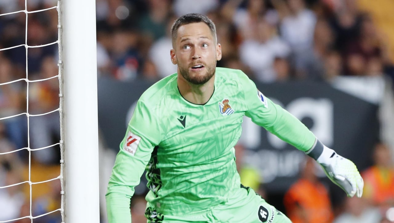 Remiro y su bonito detalle con David Silva