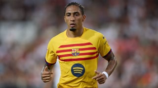 Raphinha, no convocado por Brasil, continúa su recuperación tras más de seis semanas de baja