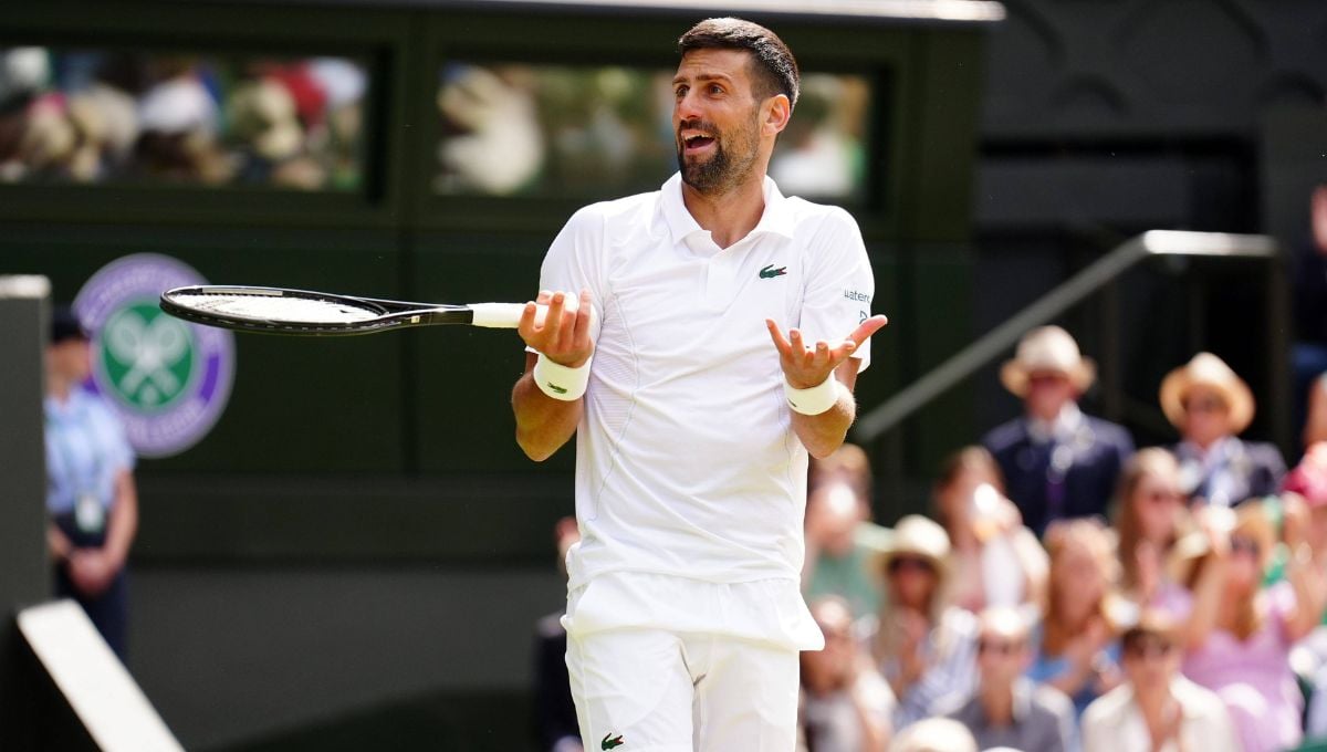 Novak Djokovic ofrece su peor versión en Wimbledon y pierde un set ante un jugador 277 del mundo.