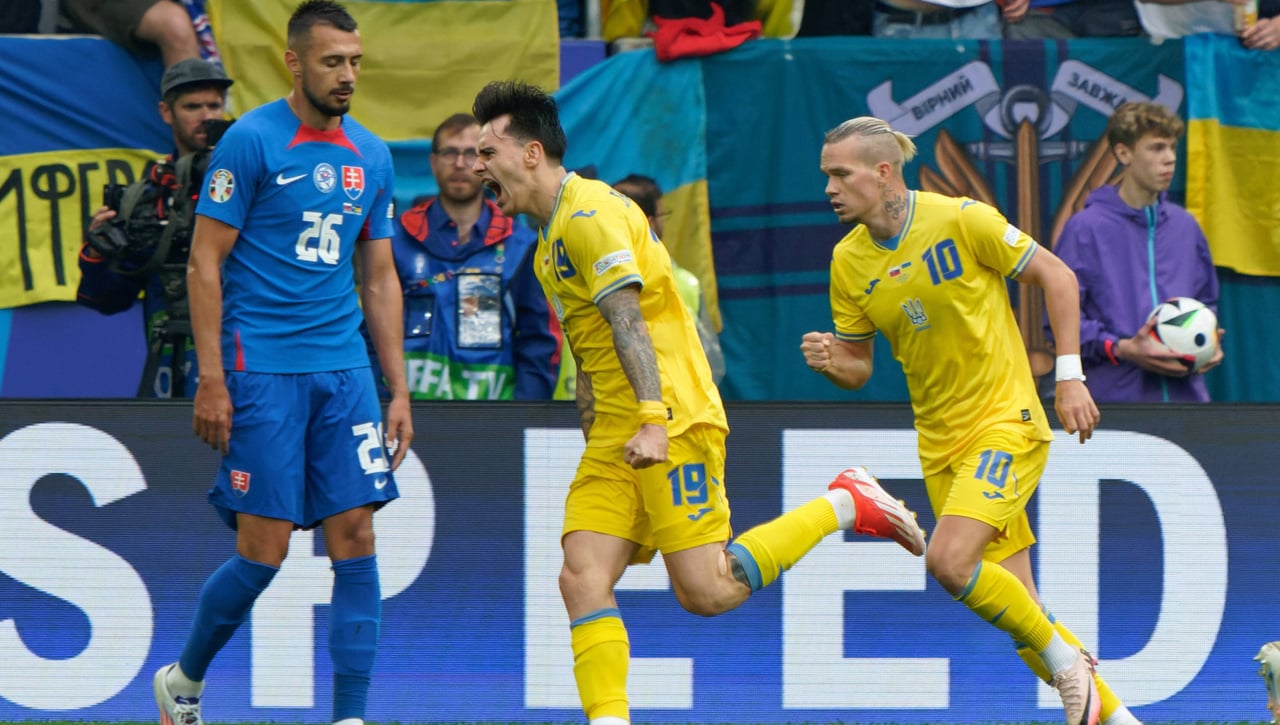 Eslovaquia 1-2 Ucrania: Soldados de la esperanza