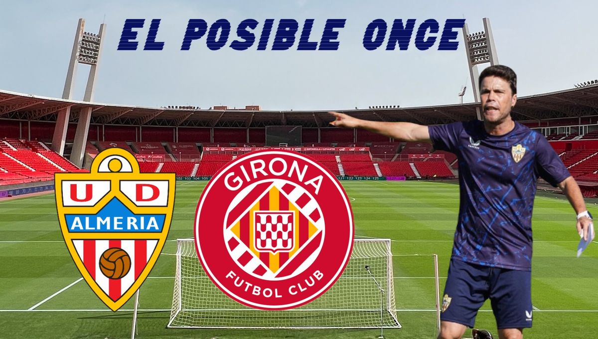 El posible once del Almería frente al Girona