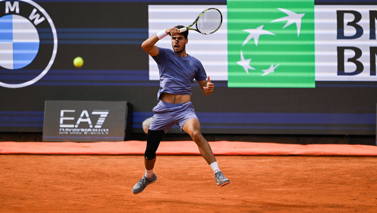 Alcaraz - Musetti: Resultado y resumen del partido de Carlos Alcaraz de semifinales del Masters 1000 de Roma en directo