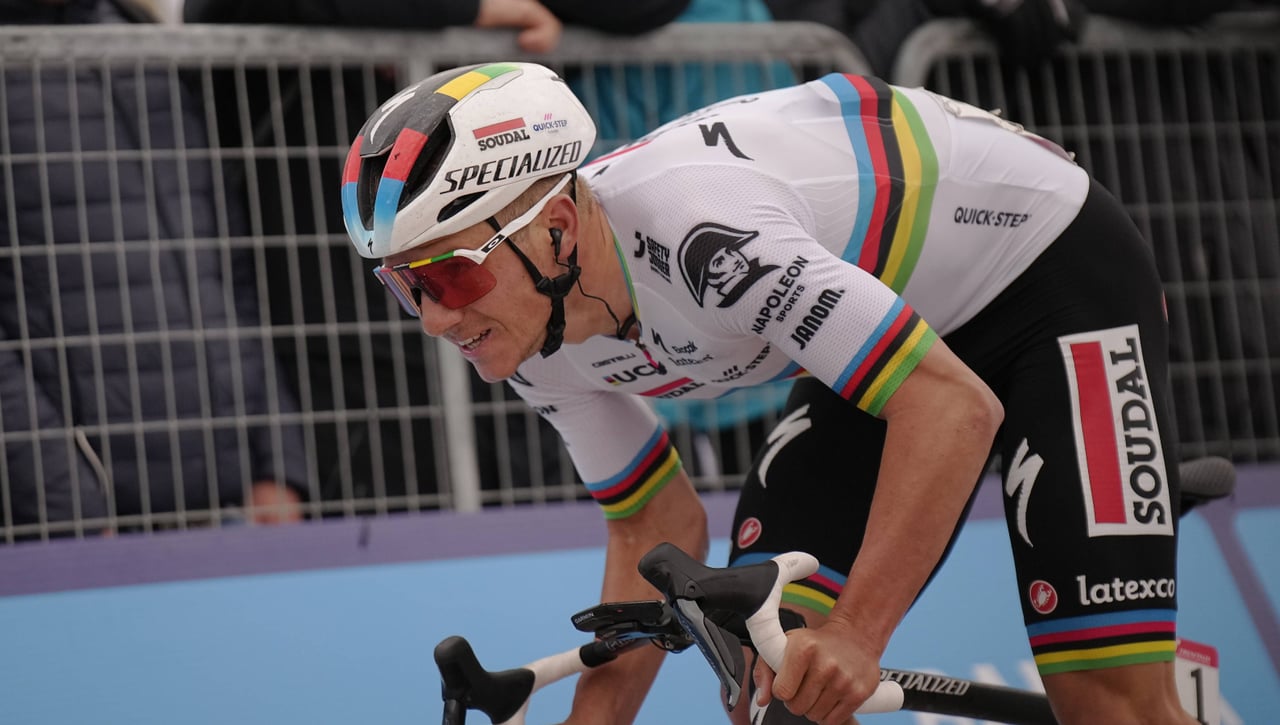 Así ha sido el surrealista accidente de Evenepoel