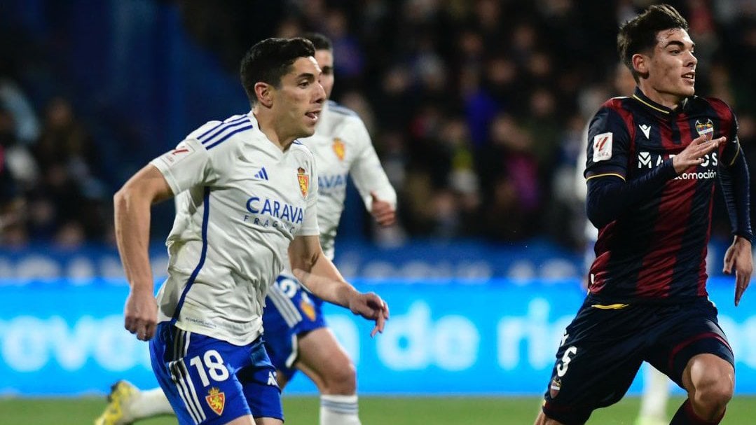 Jornada 21 LaLiga Hypermotion: El Zaragoza ve volar dos puntos ante el Levante
