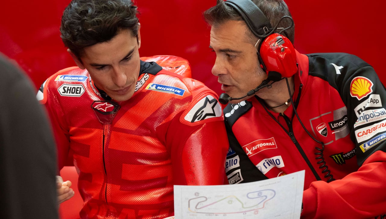 Marc Márquez tiene su primer conflicto en Ducati