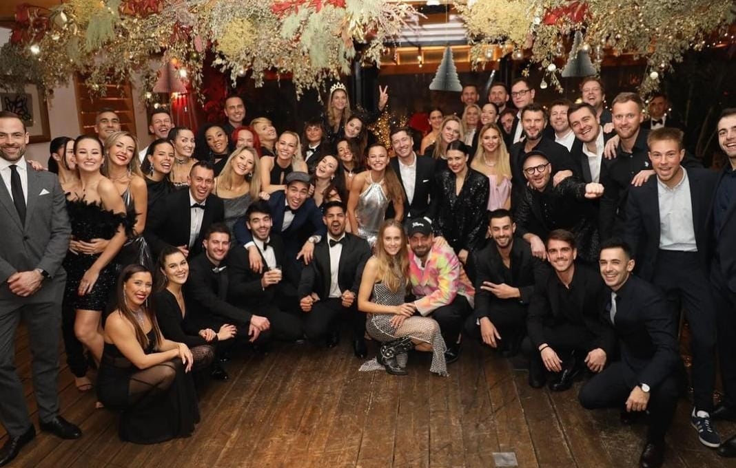 Así celebraron la entrada en 2024 los jugadores del Barcelona