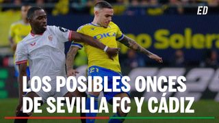 Alineaciones Sevilla - Cádiz: Alineación posible de Sevilla FC y Granada CF en la jornada 36ª de LaLiga EA Sports