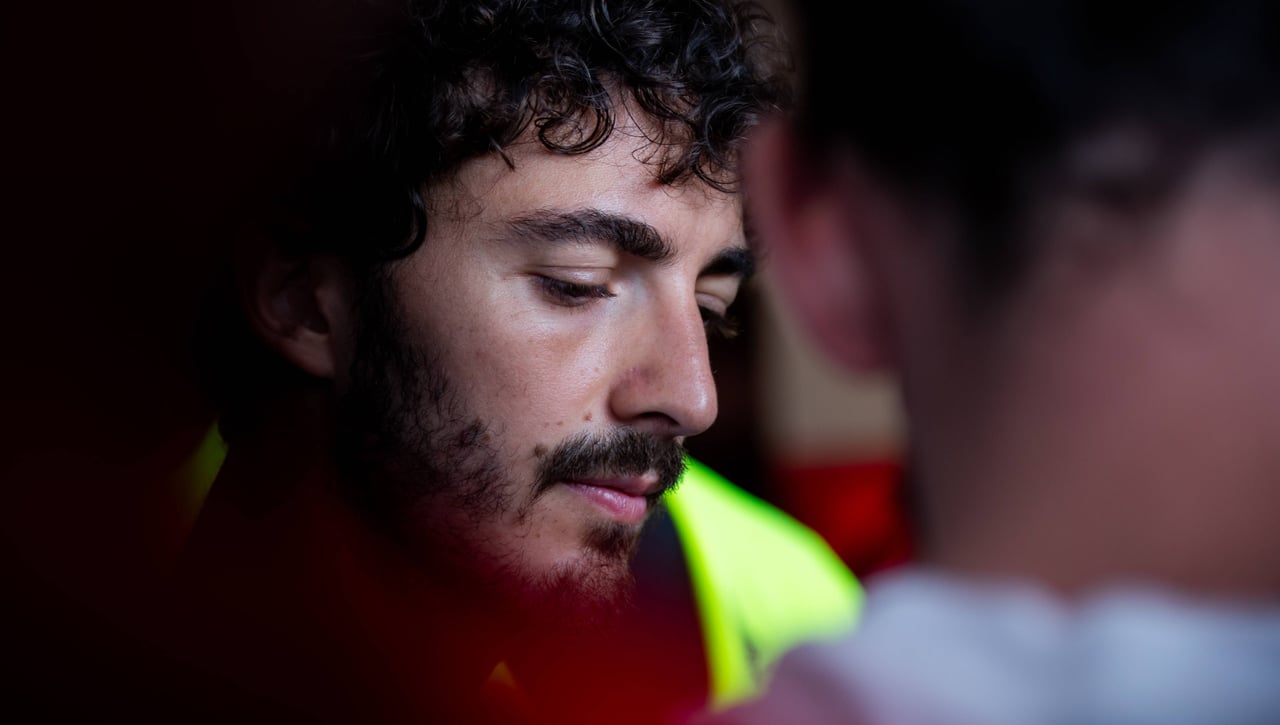 Bagnaia se teme lo peor en Ducati