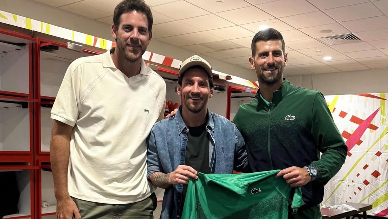 Messi se la devuelve a Djokovic