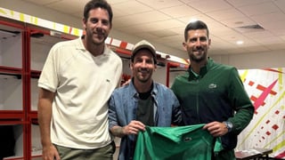 Messi se la devuelve a Djokovic